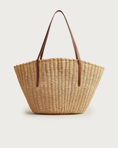 Woven Straw Tote